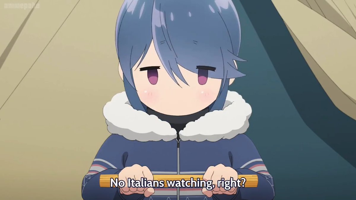 No Italian are watching me right ? 😂