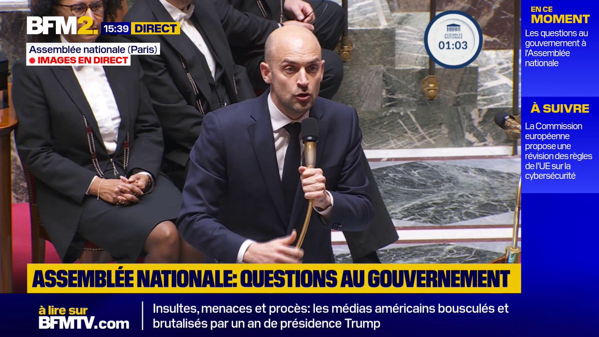 Menaces de Donald Trump: "La France ne soumet à aucun chantage et ne se soumettra jamais", assure Jean-Noël Barrot #BFM2
