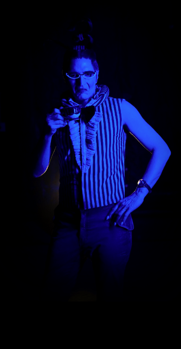 Somewhere between genius and madness, Mr. 3 prepares his next masterpiece. 👓 Pray you are not his model. 🕯️