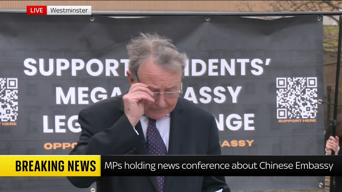 "We stand at a very dangerous crossroads." Life peer Lord David Alton says it's amazing the government would want to be 'so out of step with our allies' to approve plans for a Chinese 'super embassy'. 📺 Sky 501, Virgin 602, Freeview 233 and YouTube
