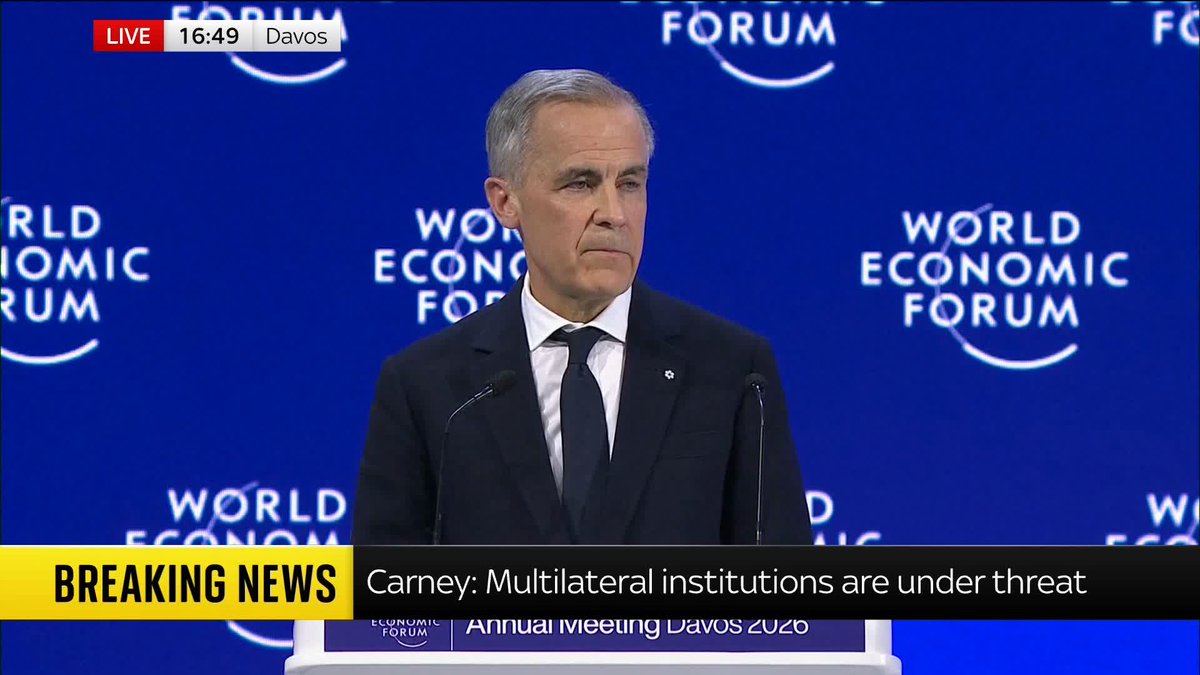 "We stand firmly with Greenland and Denmark." Canadian Prime Minister Mark Carney has called for 'focused talks' over Greenland's future, after stating the country's opposition to tariffs. 📺 Sky 501, Virgin 602, Freeview 233 and YouTube