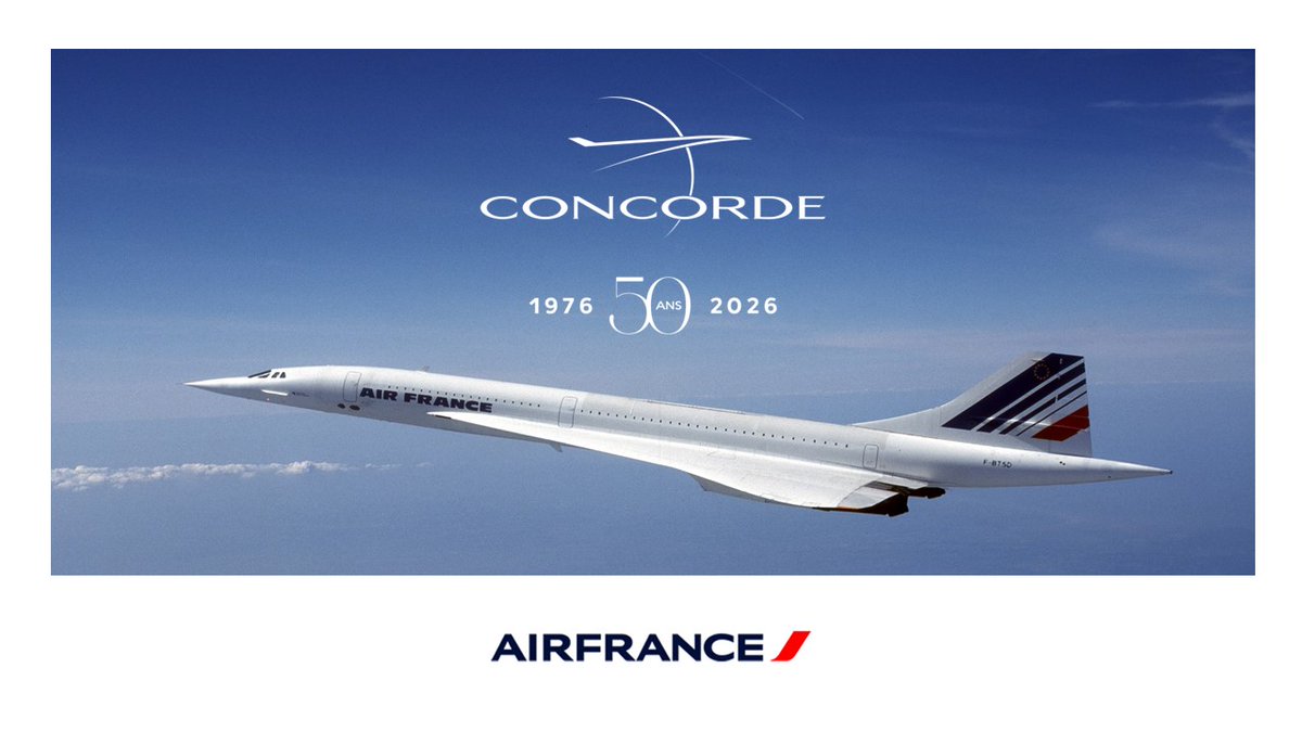 Le 21 janvier 1976, Air France effectuait son premier vol commercial en Concorde, à destination de Dakar et Rio de Janeiro. Cinquante ans plus tard, la compagnie célèbre cet héritage d’excellence, devenu mythique dans l’aviation française.