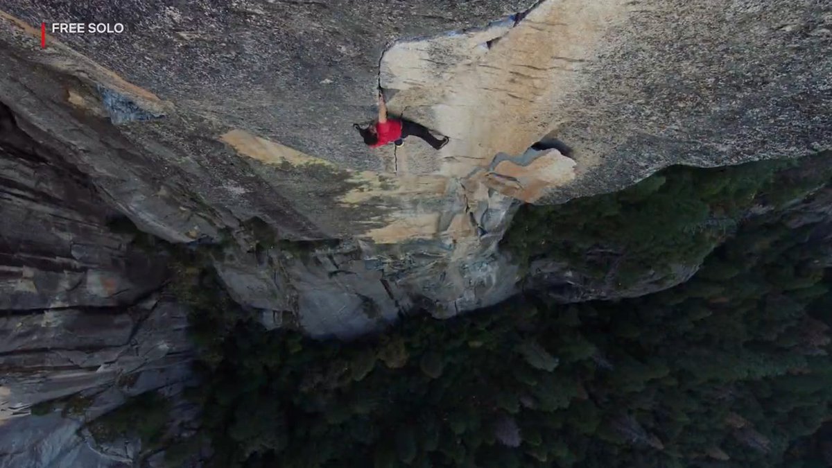 This footage of Alex Honnold free soloing is unbelievable. One of the most incredible athletes we’ve ever seen — redefining what is possible 👏 SKYSCRAPER LIVE. January 23 @ 8 PM ET | 5 PM PT