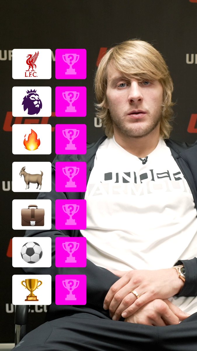 The Best: Football Edition with Liverpool fan Paddy 'The Baddy' Pimblett ⚽️👊 That's some list 😮💨