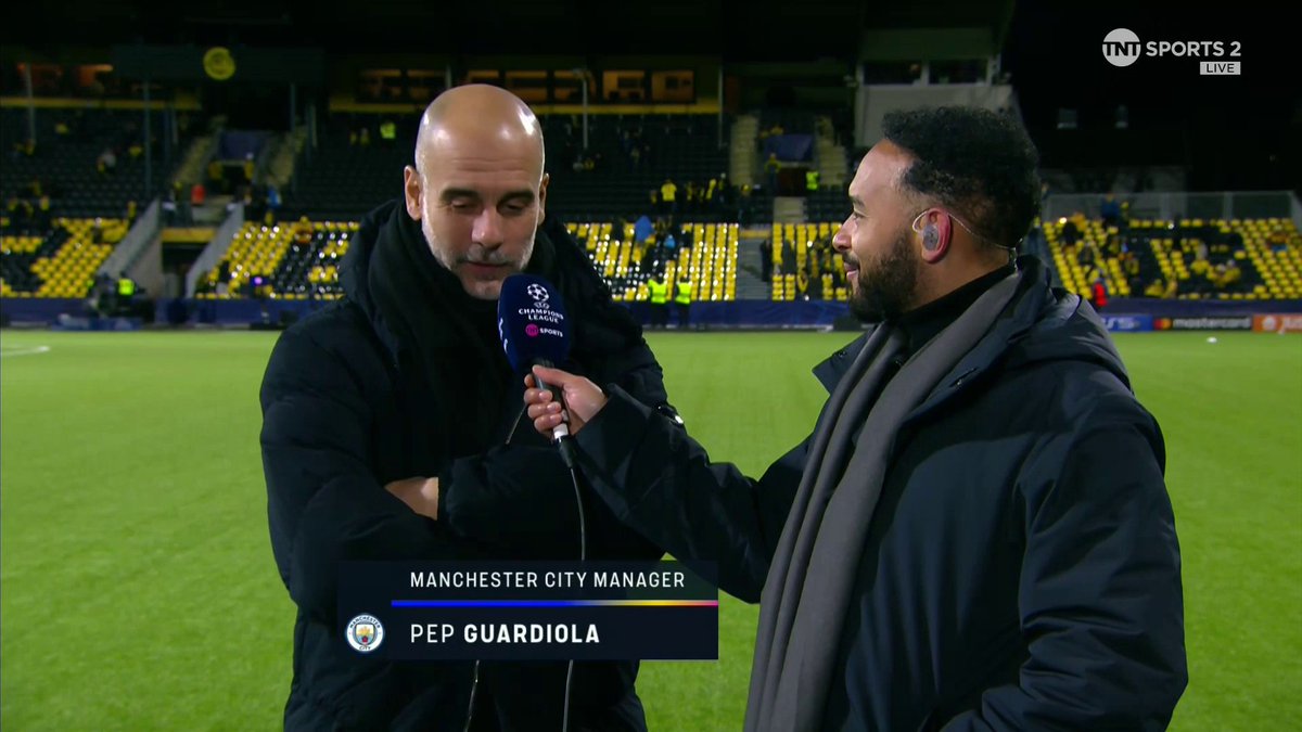 Pep Guardiola talks Nico O'Reilly, a homecoming for Erling Haaland and facing a Bodo/Glimt side that's had a six week lay off 👀 🎙️ Liam MacDevitt 📺 TNT Sports &amp; discovery+ UK