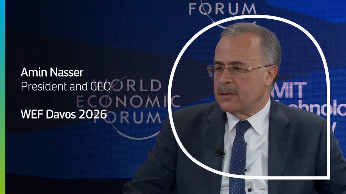 At the 2026 World Economic Forum in Davos, President and CEO, Amin Nasser, shared how the Company’s investment in AI and training over 6,000 staff has resulted in over USD $6 billion in realized business value Whether it’s increasing the efficiency of our wells by 30-40% or helping us unlock new technologies, this investment isn’t just good for the energy industry, but for the world