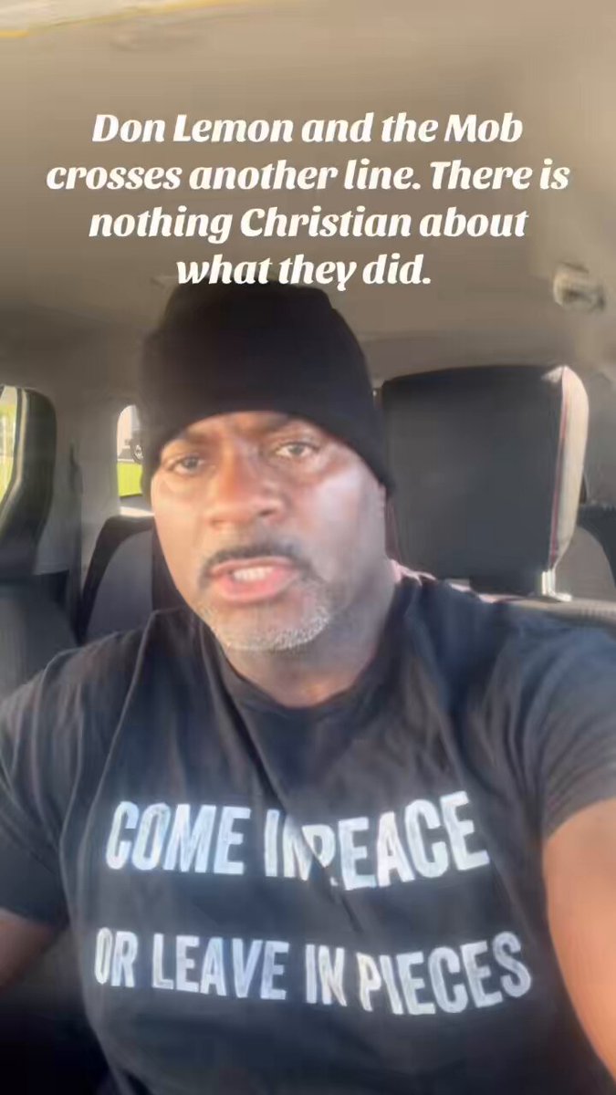 NEW: Former Don Lemon fan absolutely rips him for his stunt at Cities Church in Minnesota. "What happened to you, man? You used to be one of my favorites." "Something happened to you, man, that turned you into an obnoxious, disgusting garbage human. A smug, disgusting garbage human. A jerk..." "I don't understand the fervor and hatred that individuals like yourself have for the Christian faith." Video: deonjoseph22 / tt.