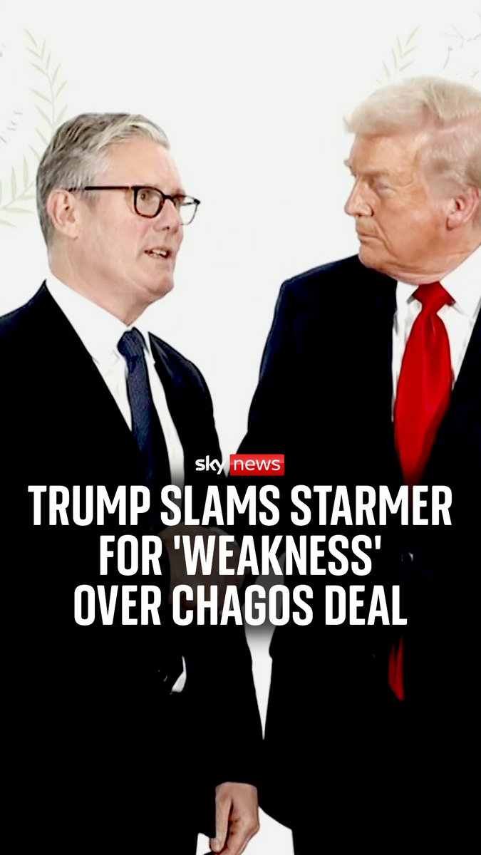 The 'special relationship' between Trump and Starmer has been called into question after the US president slammed the prime minister on Truth Social, calling the Chagos deal "an act of great stupidity". Sky's Beth Rigby reports.