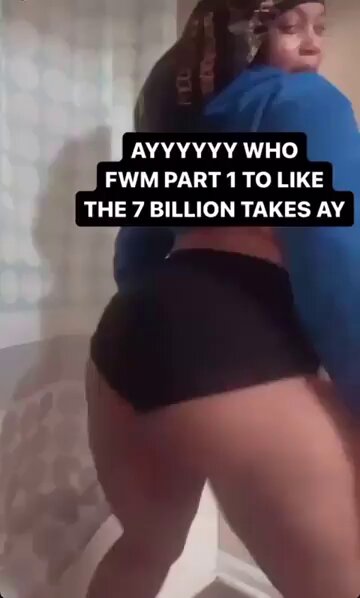 monebadass/ripyerkwitak twerking her fat ass butt, dat mf look like jello doors opening and closing
