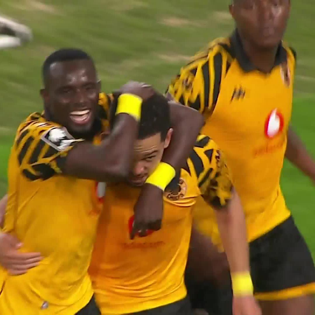 Aden McCarthy gets his first senior goal for Amakhosi ✌️🟡 📺 Stream #BetwayPrem on DStv: #SSDiski | McDonald’s SA