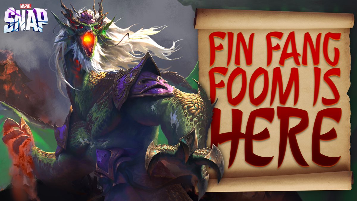 FIN FANG FOOM HAS AWAKENED! 🐉 The legendary dragon rises in Marvel Snap and notmydance is here to break down the chaos he brings to the board. 🔥 Learn how Fin Fang Foom works 📊 See his best synergies & decks