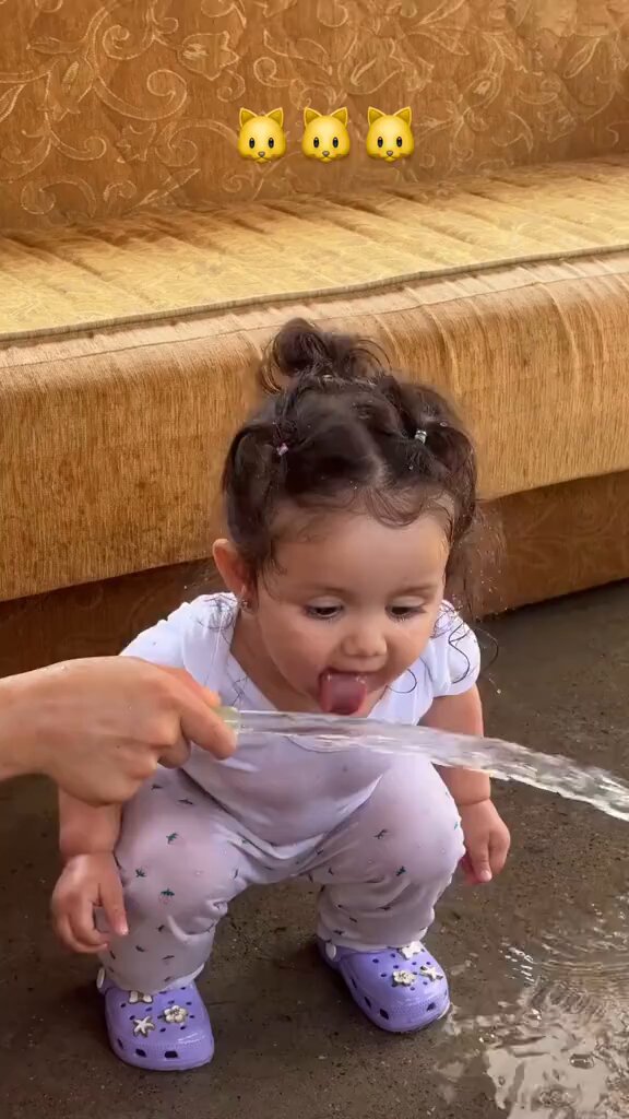 ماشاءالله تبارك الرحمن .. حلاة لسانها😍