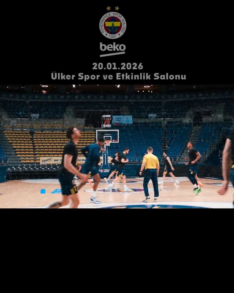 Bologna yolculuğu öncesi evimizdeki son antrenman 🎞️ #YellowLegacy #EuroLeague