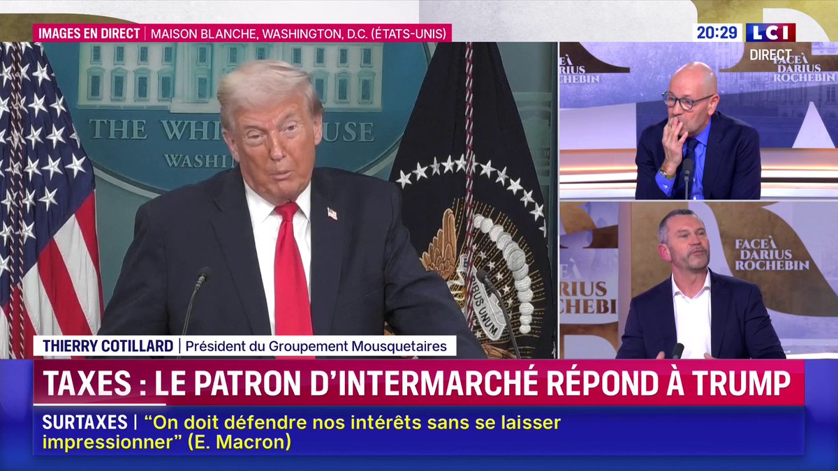 Impôts sur les sociétés : "Au lieu de s'attaquer aux vrais sujets comme la baisse de la dépense, (...) la solution c'est d'augmenter les impôts (...) On manque de courage politique", Thierry Cotillard, président du Groupement Les Mousquetaires
