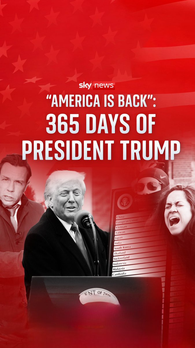 After an eventful first year since Donald Trump was restored to the White House, US correspondent Mark Stone looks back at an extraordinary 12 months. 🔗