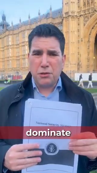 We have to stand up to Trump. Threatening Greenland and bombing Venezuela aren’t just crazy acts - they’re part of his new "security plan". The “special relationship” offers no protection. We need an independent foreign policy based on peace, cooperation and international law.