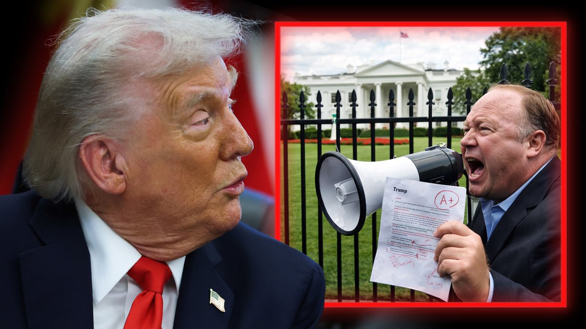 KEY ANALYSIS: Alex Jones Grades President Trump's Performance Over The Past Year- Item By Item- To Illustrate Why He's Not Giving Up On Him Just Take A Moment To Stop & Reflect On All The Trials & Tribulations We've Endured & Enjoyed During Trump's Historic 2nd Term "But On Removing The Deep State & Prosecuting Them, He Gets An F-" Alex Jones Is LIVE NOW, Covering The Latest Breaking Developments: