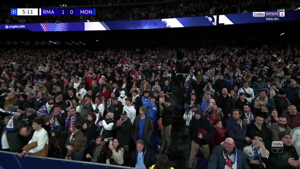 GOAL! Placed to perfection 🔥 Kylian Mbappé scores his 10th UEFA Champions League goal of the season! #beINUCL #RealMadrid #UCL
