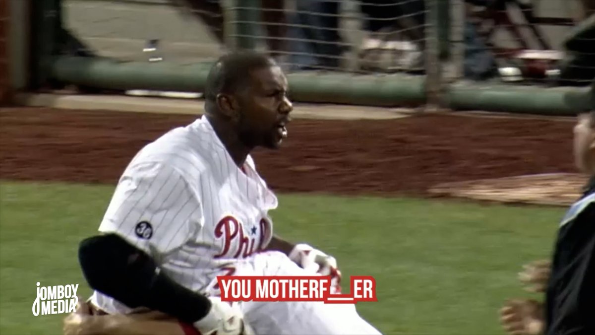 Ryan Howard chases after the umpire who ejected him in the 14th inning, a breakdown