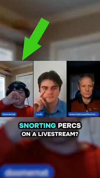 This podcaster snorted PERCOCET on a livestream 👀 Is this a W or L for doomernat ⁉️🧐🗣️