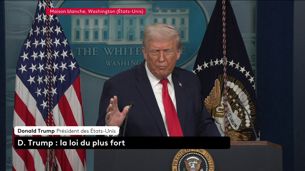 🔴 🗣️ DIRECT - "Je préfère retrouver des gens qui sont directement impliqués dans les affaires, pas qui sont sur le déclin", indique Donald Trump, qui annonce qu'il ne participera pas au G7 à Paris proposé par Emmanuel Macron. #Canal16