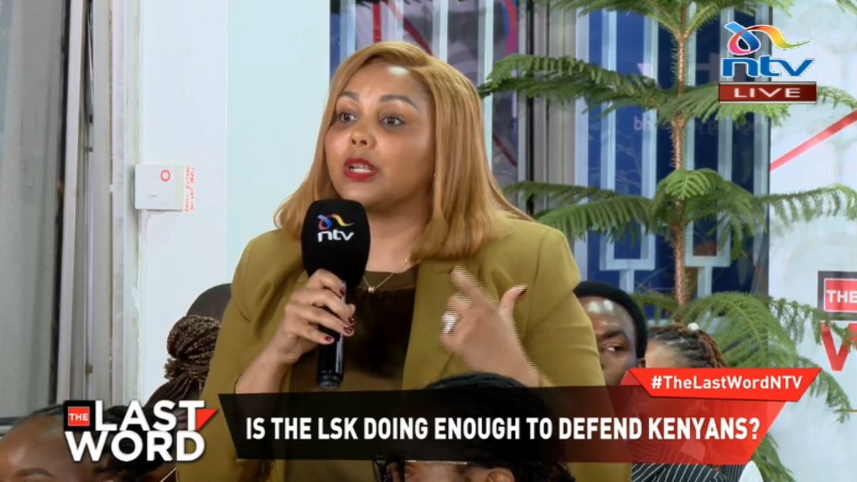 Lawyer Tabitha: I will not vote for Charles Kanjama because he opposed the current Constitution... #TheLastWordNTV James Smart Eric Latiff