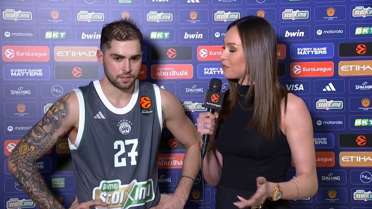 Vassilis Toliopoulos on his record night, this was your moment, your night! #EveryGameMatters