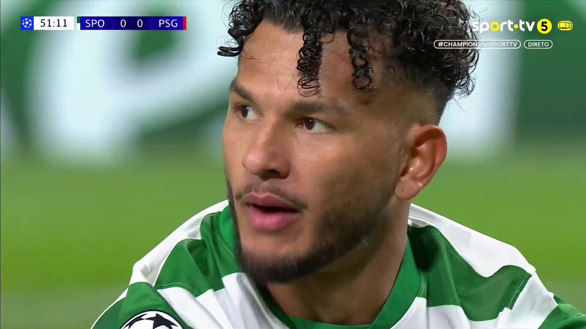 Suรกrez tinha tudo para fazer o primeiro dos leรตes ๐ณ #sporttvportugal #CHAMPIONSnaSPORTTV #UEFAChampionsLeague #SportingCP #PSG