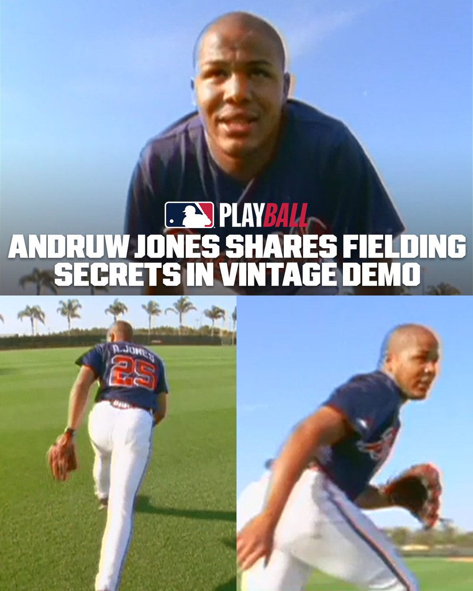 This fielding lesson by 10x Gold Glove winner Andruw Jones is top-tier baseball knowledge 👏