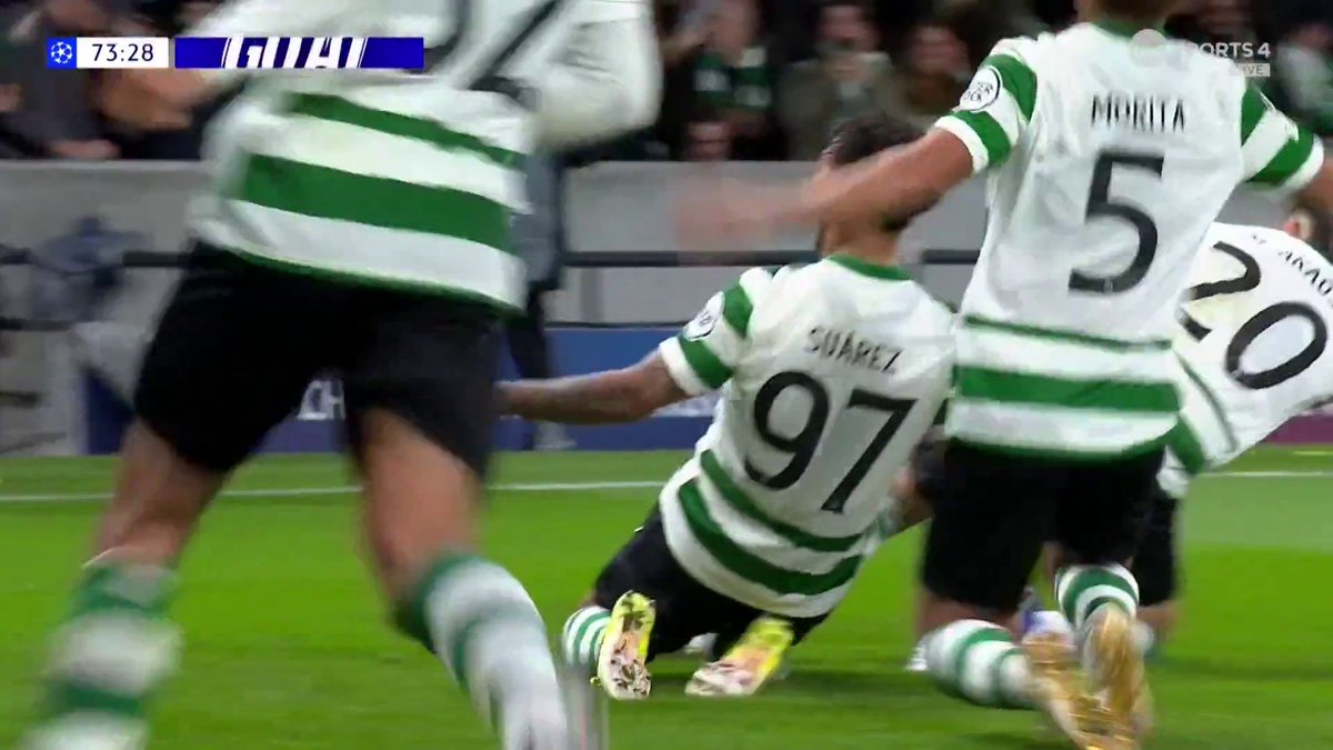Sporting strike first against PSG! 💥 Luis Suarez fires home from close range 🟢 📺 TNT Sports & discovery+ UK