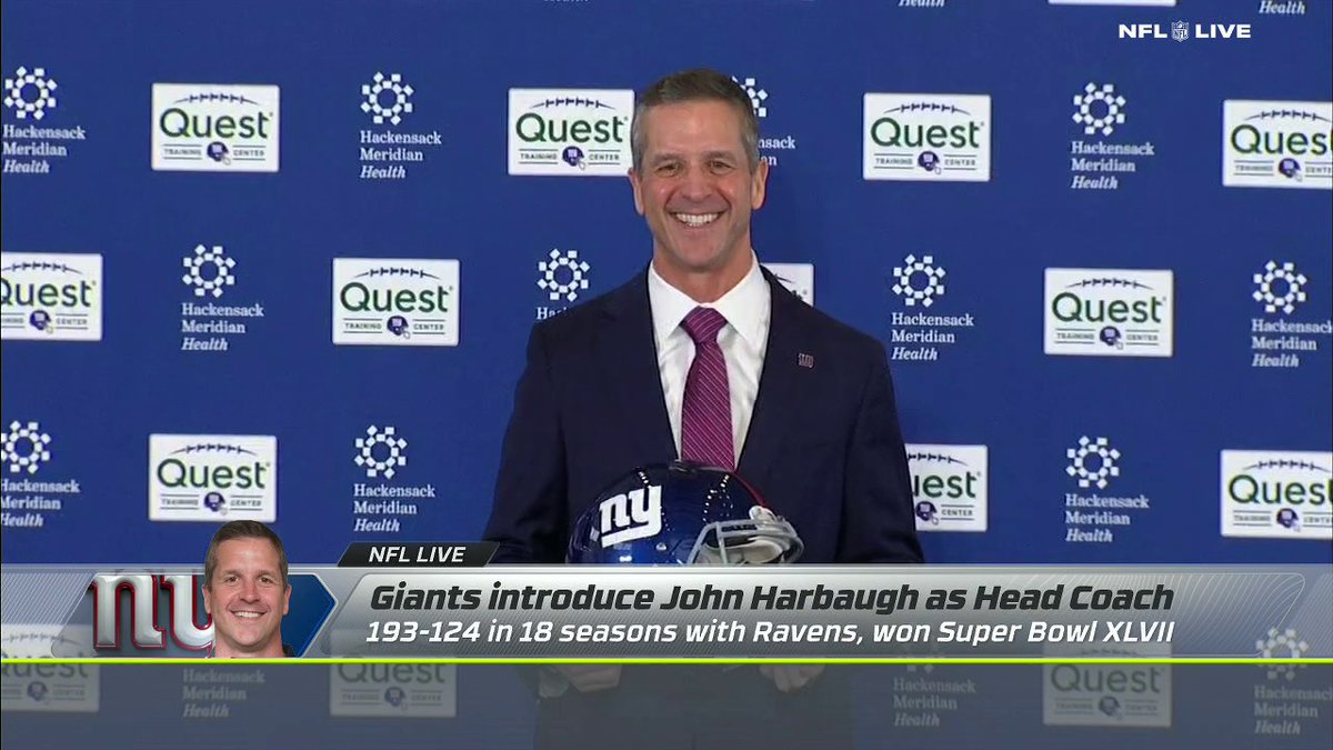 "The biggest thing was my dad liked the team." John Harbaugh tells Jordan Raanan what motivated him to become the head coach of the Giants 🤩