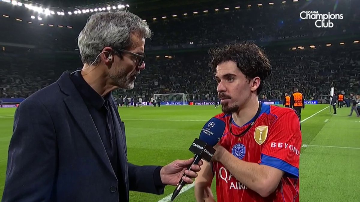 "Un film qu'on a déjà vu" 🗣️ Vitinha déçu par un scénario qui se répète pour des Parisiens qui ont manqué de réalisme ce soir ❌ #UCL | #SCPPSG