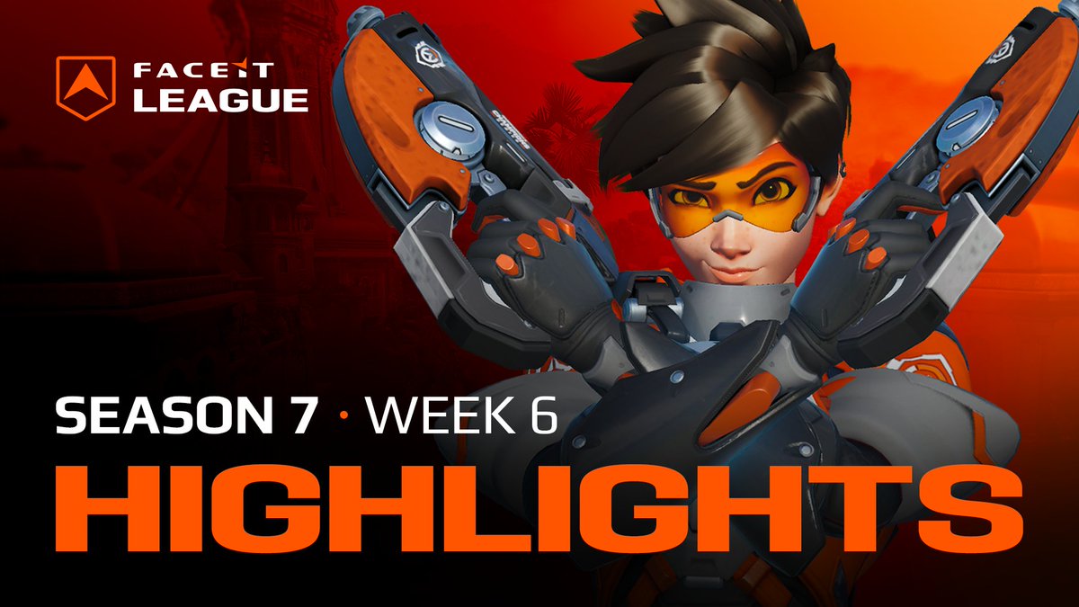 FACEIT League Week 6 • Highlights 🎬 With FACEIT League players warmed up and in peak form, if you’ve been missing Overwatch esports, you won’t want to miss this. Who looked best this week? 🗓️