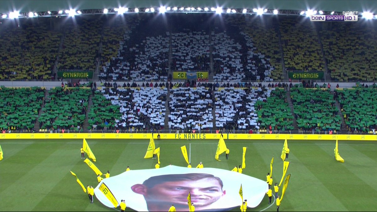 🇦🇷 Il y a 7 ans jour pour jour, Emiliano Sala nous quittait dans un tragique accident d'avion 🔙 Le vibrant hommage de La Beaujoire 1 an après sa disparition