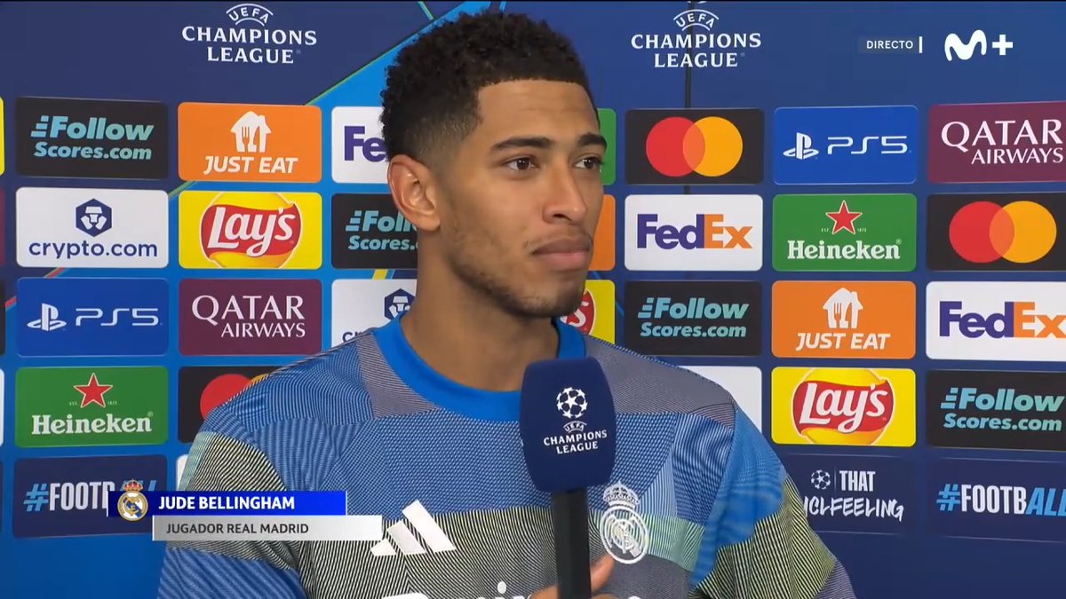 .Jude Bellingham: "La celebración ha sido una broma. Yo sé lo que pasa de verdad en mi vida". #LaCasaDelFútbol #UCL