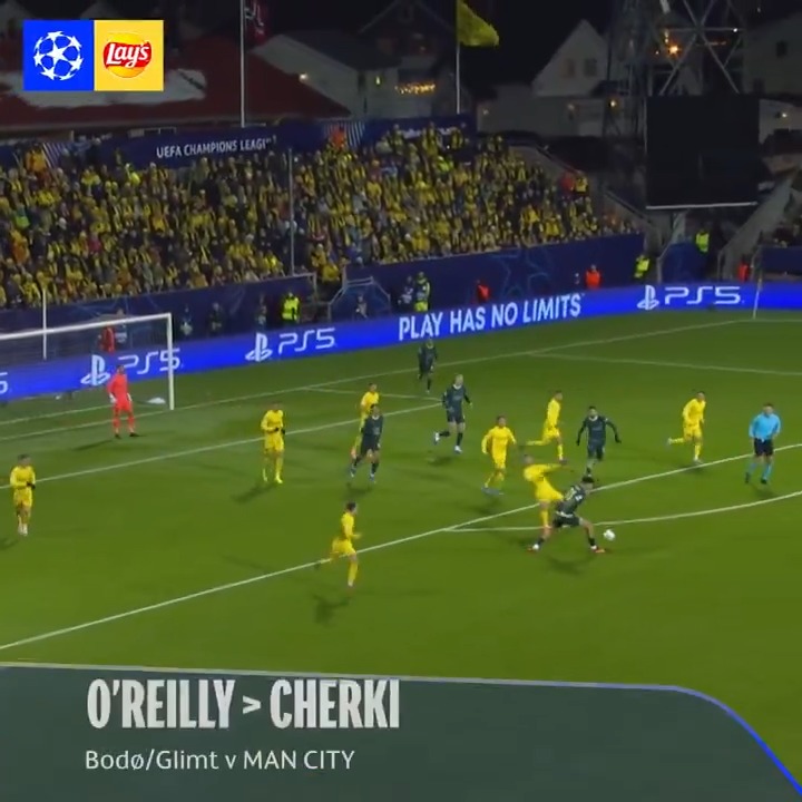 That Nico O'Reilly assist was outrageous 🫢 Which was your favourite? O'Reilly, Rodinei or Blomberg? 🅰️ Lay's Football | #UCLassists