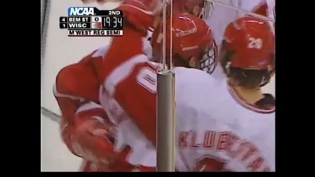 The '06 team's NCAA run began with a hat trick from Joe Pavelski in Green Bay We're celebrating the 20th anniversary on Saturday at the Kohl Center #2006NCAAChamps
