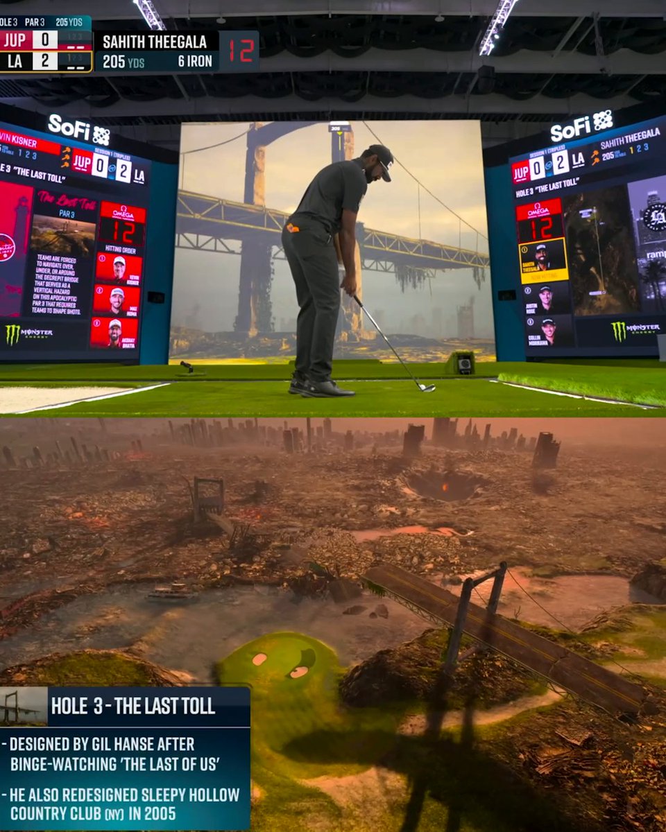 This TGL hole was designed to resemble "The Last of Us" 🔥