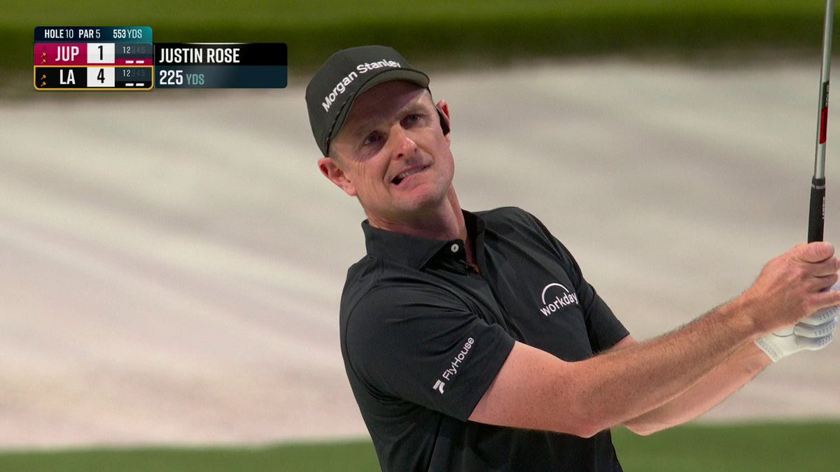 JUSTIN ROSE, THE FIRST ALBATROSS IN TGL HISTORY 😱 AND it's his first albatross EVER 🤯