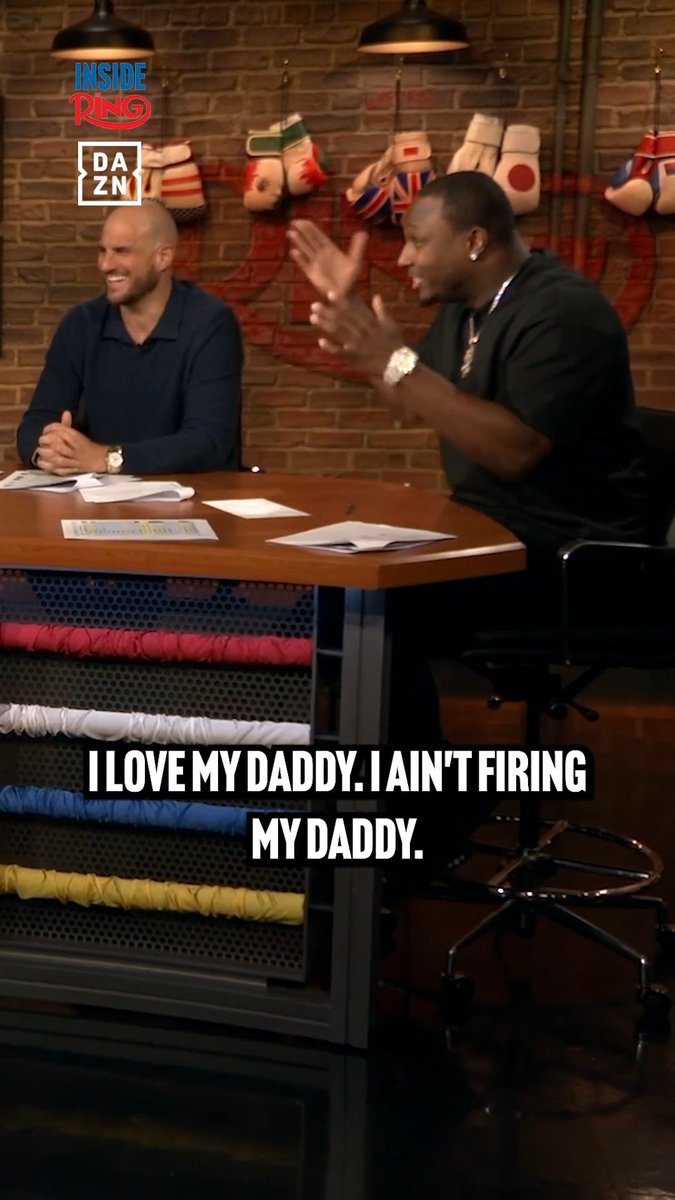 “I ain't firing my daddy.” 🗣️ The panel reacts to Brian Norman Jr. firing his dad off his training staff 😳 #InsideTheRing | Latest episode available on DAZN 📺
