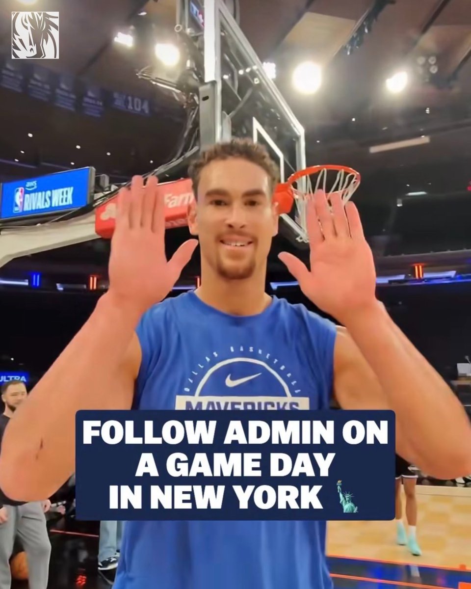 Ever wonder what Admin does on an away game day? Follow along for a dub at MSG 🗽 #MFFL
