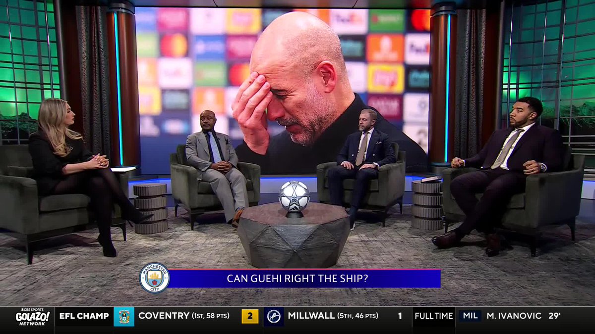 “He is not going to be a magic wand that turns everything around instantly.” Poppy Miller, Mike Grella, and Nigel Reo-Coker analyze the impact Marc Guéhi could have once he is incorporated into this Manchester City team 👀