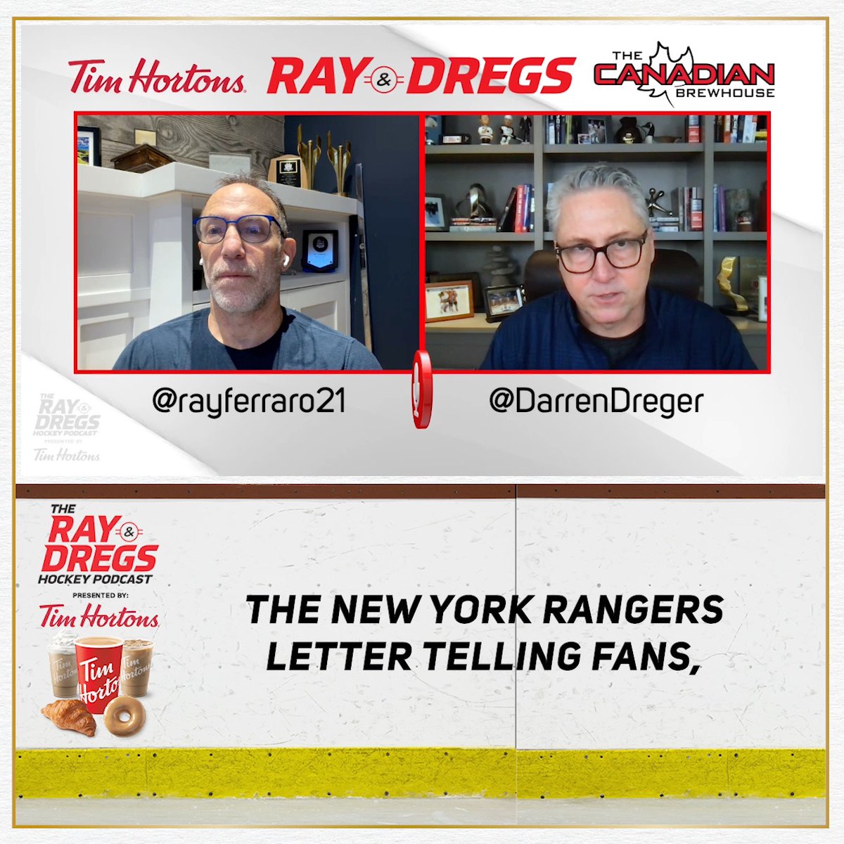 🚨Trade Week Recap!🚨 Deals that happened and the ones possibly still to come! Andersson to #VegasBorn. Sherwood to #thefutureisteal. #NYR open for business. Ray Ferraro Darren Dreger discuss in The Canadian Brewhouse Headlines! Full pod presented by Tim Hortons On all platforms here: