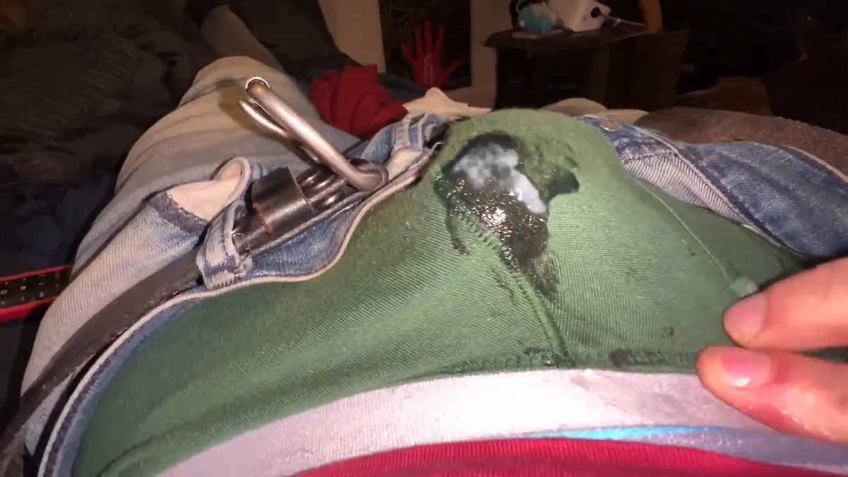 This one 💦 left me panting 😓 #horny #bulge #underwearcum #handjob #cumtag