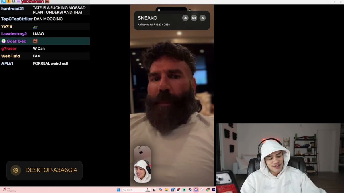 Dan Bilzerian GOES OFF on Andrew Tate for folding and throwing SNEAKO under the bus 😳 "It's the gayest sh*t I've seen, I can't believe he's walking that back. He of all people should know you do apologize for that sh*t." "I feel like he threw Nick Fuentes under the bus too." "He literally posted a video of him playing that song and getting in his Bugatti, it's really f-cking gay."