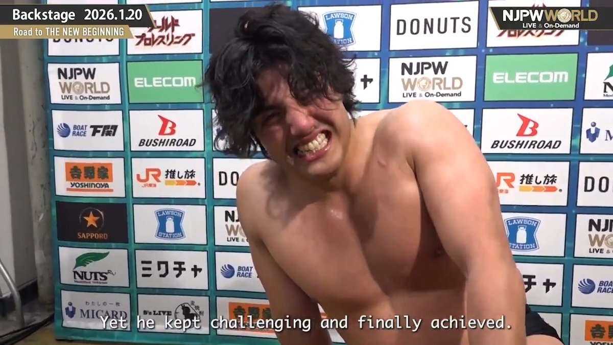. 安田優虎 Road to THE NEW BEGINNING (January. 20th, 2026) Backstage comments! Watch FREE|無料公開中 ⇒ From the profile URL|「NJPW WORLD」で検索 1/20(火) #njnbg のBSコメントを #NJPWWORLD で無料公開中! #NJPW