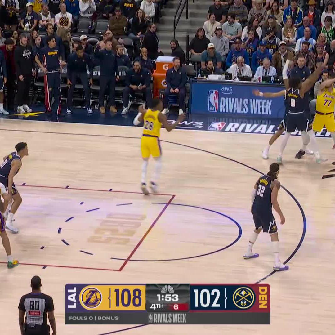 LEBRON WITH THE VINTAGE SLAM TO HELP SEAL THE WIN!
