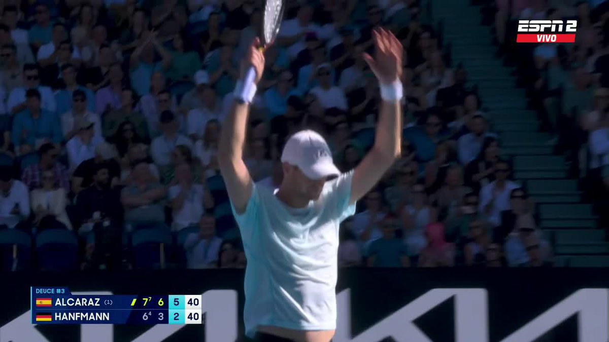 ¡EL MATCH POINT QUE SALVÓ HANFMANN NO TIENE SENTIDO! 🥵💥 📺 Mirá el #AO26 en el Plan Premium de Disney Plus.