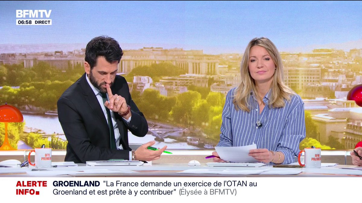 [ 🇫🇷 FRANCE | 🇬🇱 GROENLAND ] 🔸 La France a demandé l’organisation d’un exercice de l’Otan au Groenland et l'île arctique se dit prête à y contribuer, selon une annonce de l’Élysée à BFMTV.