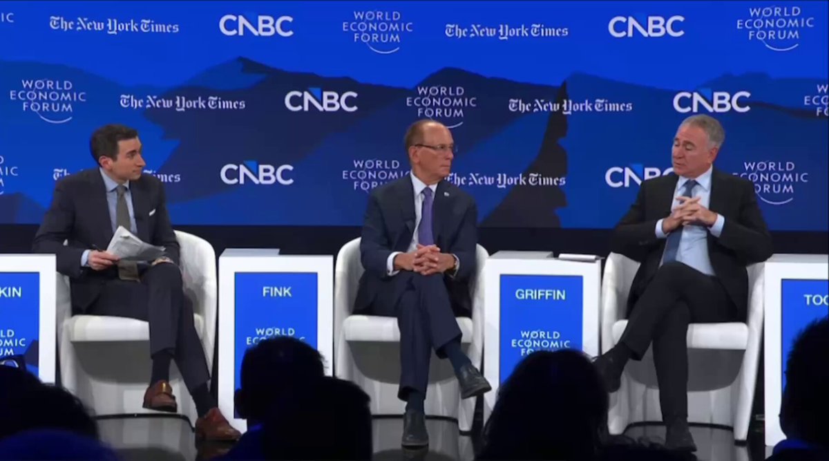 NOW - Citadel CEO Ken Griffin: "The area of recklessness is the spending of governments around the world, who are all, with little exception, all spending well beyond their means... The world needs a savior, and the hope is that AI is the savior that we need for productivity."